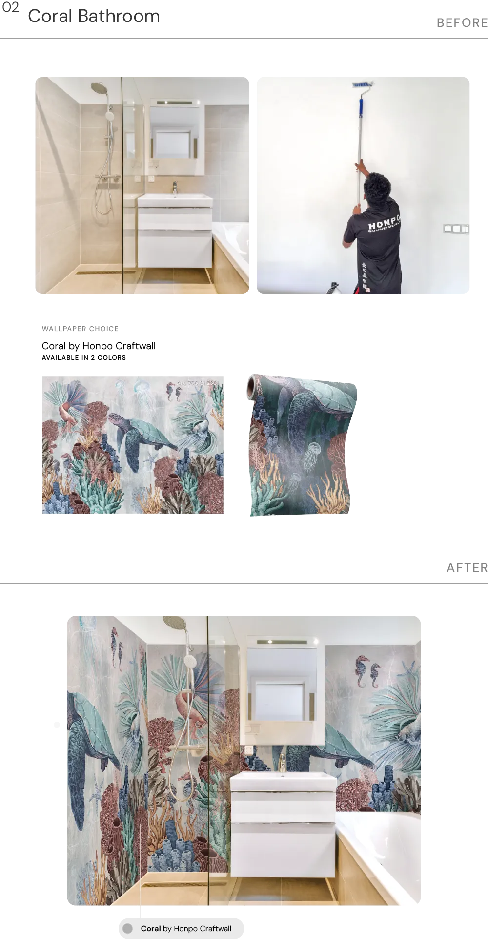 Honpo Wallpaper for Toilet